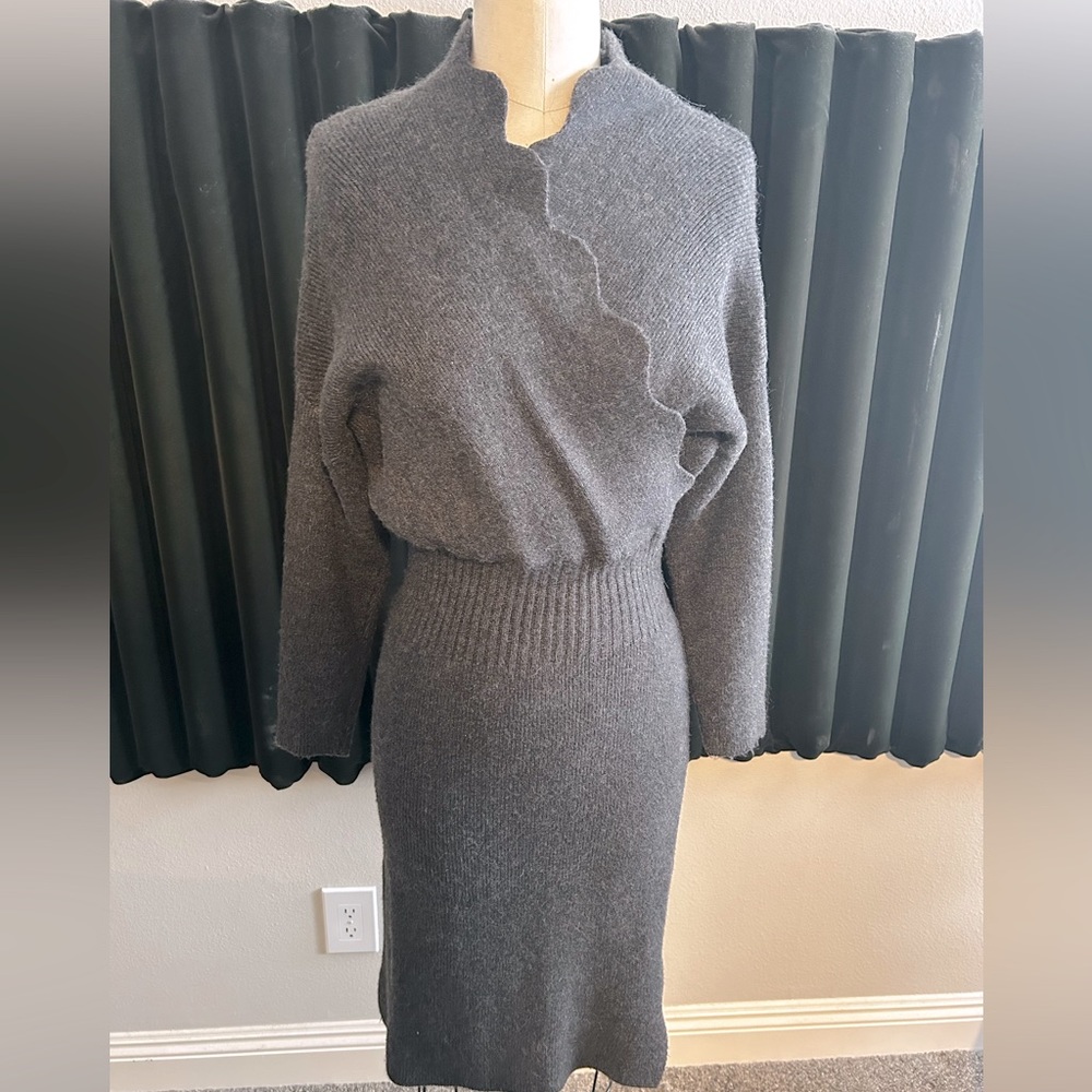 Women's Elegant Grey Dress